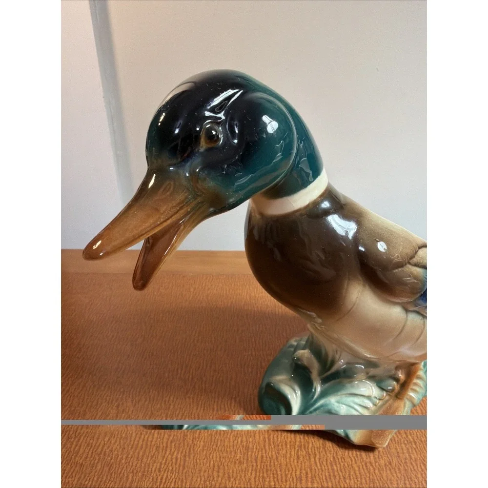 Royal Copley Mallard Duck Pottery Planter, Vintage
